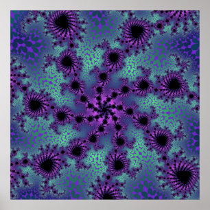 Póster Obliteración púrpura