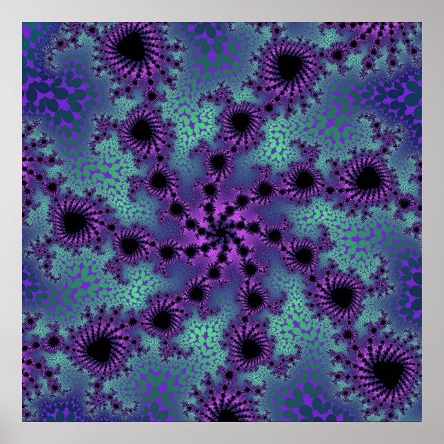 Póster Obliteración púrpura (Frente)