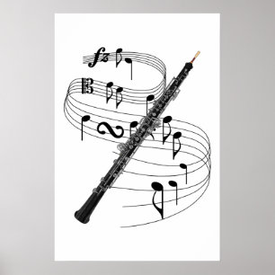 Póster Oboe