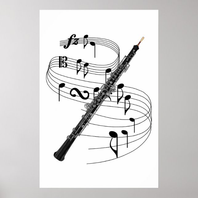 Póster Oboe (Frente)