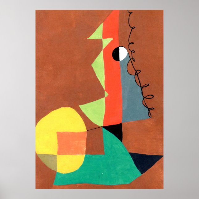 Póster Obra abstracta Arthur Dove, 0,04 por ciento (Frente)