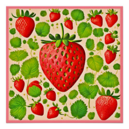 Póster Obra artística de Strawberry Dadaist
