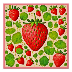 Póster Obra artística de Strawberry Dadaist