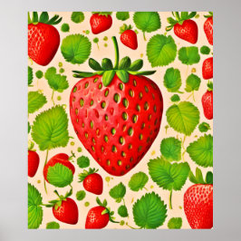 Póster Obra artística de Strawberry Dadaist