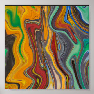 Póster Obra artística de tendencia barata de búsqueda aso