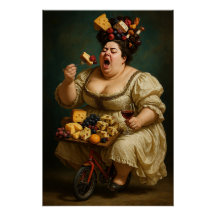 Obra de arte surrealista "Tread Lightly, Eat Heavi