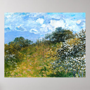 Póster Obra de Claude Monet, Primavera,