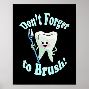 Póster Obra higiénica dental