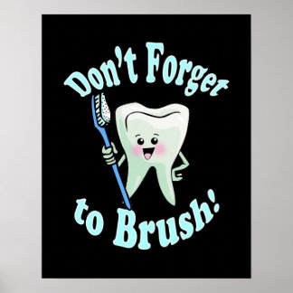 Póster Obra higiénica dental