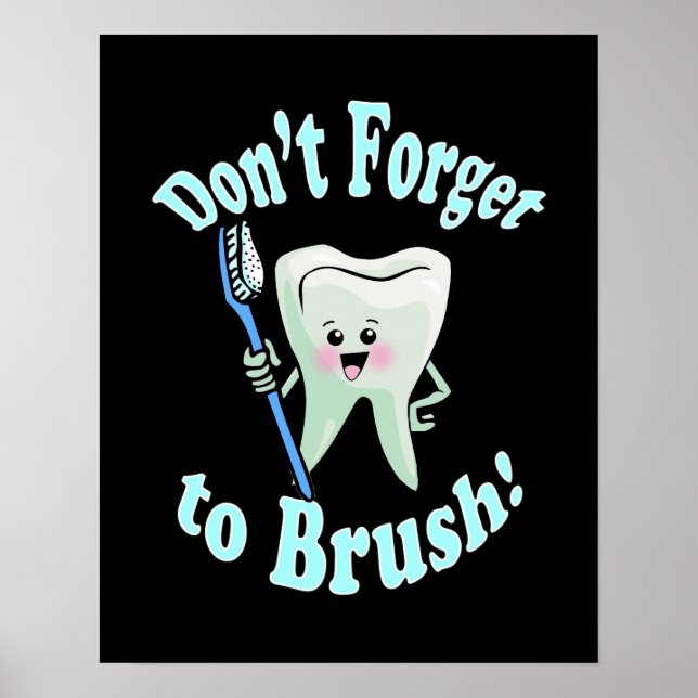 Póster Obra higiénica dental (Frente)