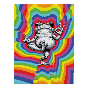 Póster Obra Maestra de la Rana Zen