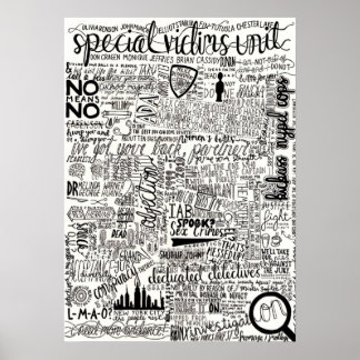 Póster Obra maestra SVU de la Orden de la ley