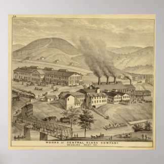 Póster Obras de Central Glass Company en Virginia Occiden