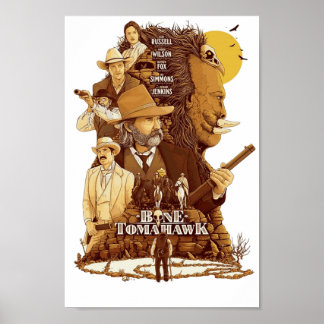 Póster Obras de cine occidentales de Bone Tomahawk