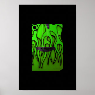 Póster Obras de guitarra