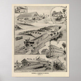 Póster Obras de la compañía Goodell, Antrim, NH