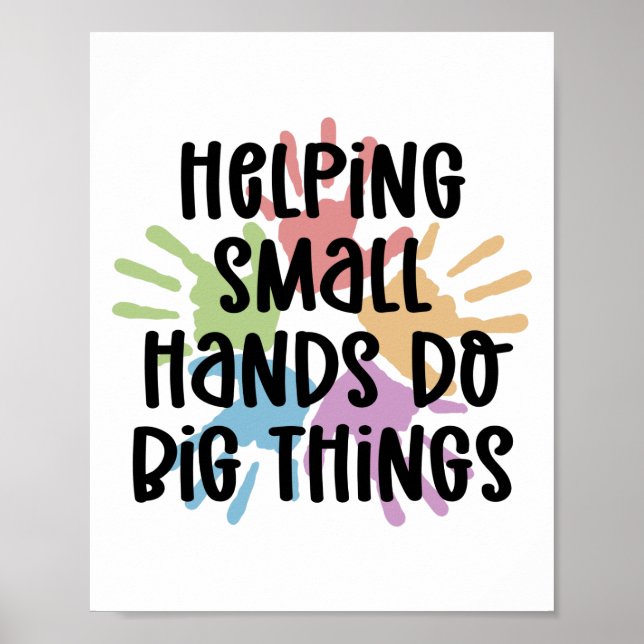 Póster Obras pediátricas Ocupacionales Terapéuticas (Frente)