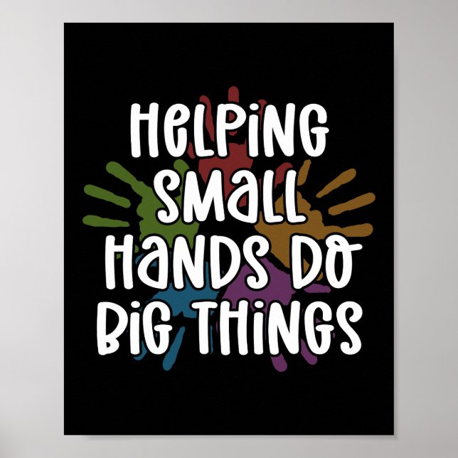 Póster Obras pediátricas Ocupacionales Terapéuticas (Frente)