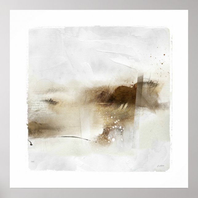 Póster obras sin título en papel (Frente)