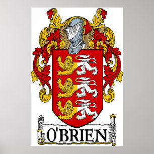 Póster O'Brien Coat of Arms Print