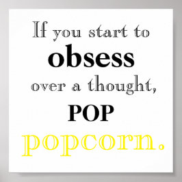 Póster Obscena cita