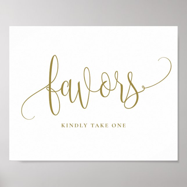 Póster Obsequios de fiesta de escritura de caligrafía bon (Frente)