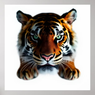 Póster Observación de tigres
