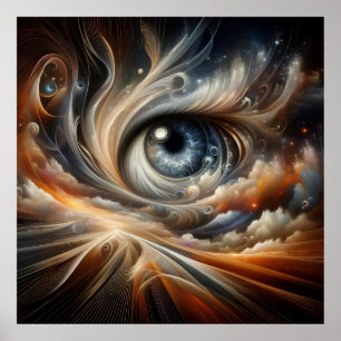 Póster Observador cósmico