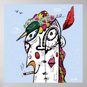 Póster Observador de aves