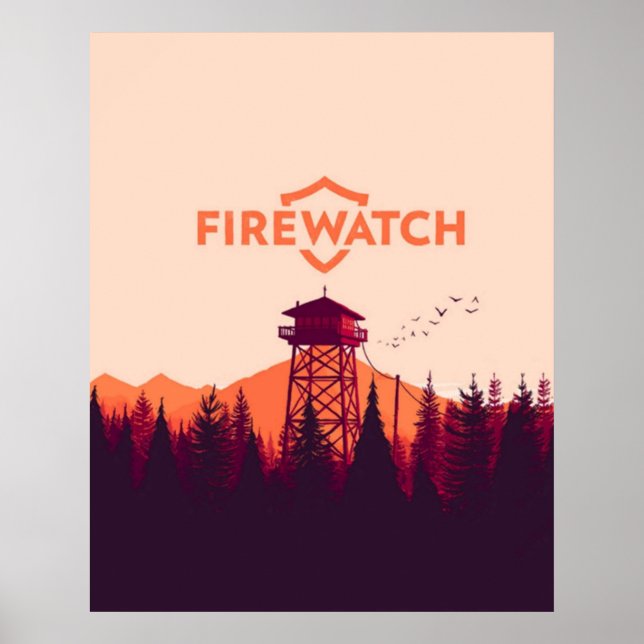 Póster Observador de Firewatch (Frente)