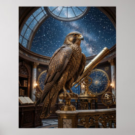 Póster Observatorio Bronze Falcon