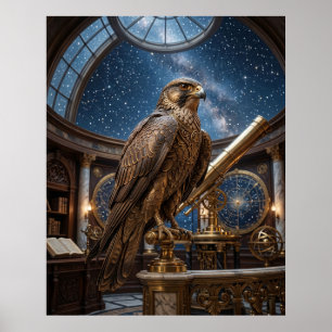 Póster Observatorio Bronze Falcon