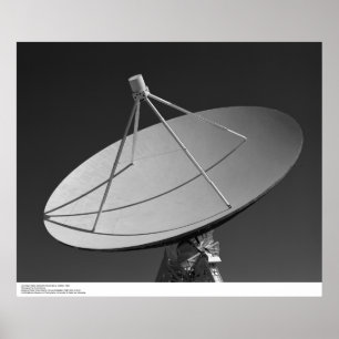 Póster Observatorio de la radioastronomía de la cala del