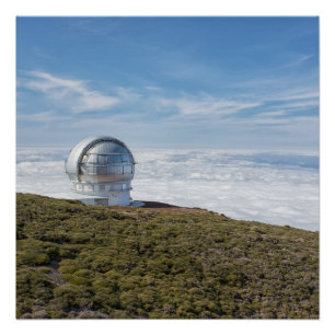 Póster Observatorio La Palma