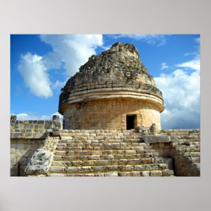 Póster Observatorio maya