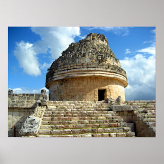 Póster Observatorio maya