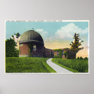 Póster Observatorio Van Vleck de la Universidad de Wesley