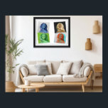 Póster Obsesión<br><div class="desc">Algunos estilos de arte pueden convertirse en una obsesión, particularmente si incorporan ciertos elementos que nos atraen por cualquier razón. Esto también puede incluir colores específicos o múltiples colores. Aquí he incorporado imágenes de una muñeca Barbie en una imagen al estilo de arte pop de Warhol en la pared en...</div>