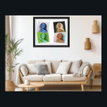 Póster Obsesión<br><div class="desc">Algunos estilos de arte pueden convertirse en una obsesión, particularmente si incorporan ciertos elementos que nos atraen por cualquier razón. Esto también puede incluir colores específicos o múltiples colores. Aquí he incorporado imágenes de una muñeca Barbie en una imagen al estilo de arte pop de Warhol en la pared en...</div>