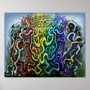 Póster Obsesión entrelazada