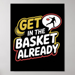 Póster Obtén la Ropa de Humor de Disc Golf Sket para Entu