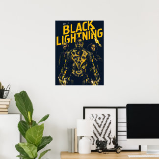 Póster Obtén luz - Black Lightning