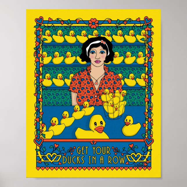 Póster Obtén Tus Patos En Un Poster Row_B_8x10 (Frente)