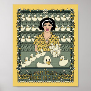 Póster Obtén Tus Patos En Un Poster Row_C_8x10