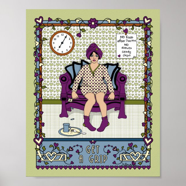 Póster Obtener Un Poster Grip_A_8x10 (Frente)