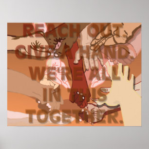 Póster Obtener una mano