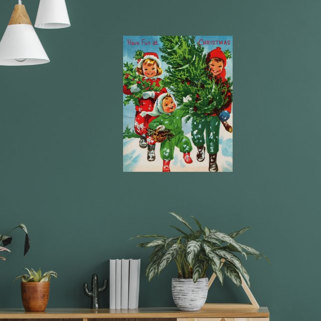 Póster Obteniendo el Poster del árbol de Navidad (Salón 1)