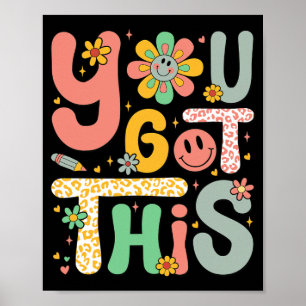 Póster Obtuvo Este Día De Prueba Maestra Motivadora Groov