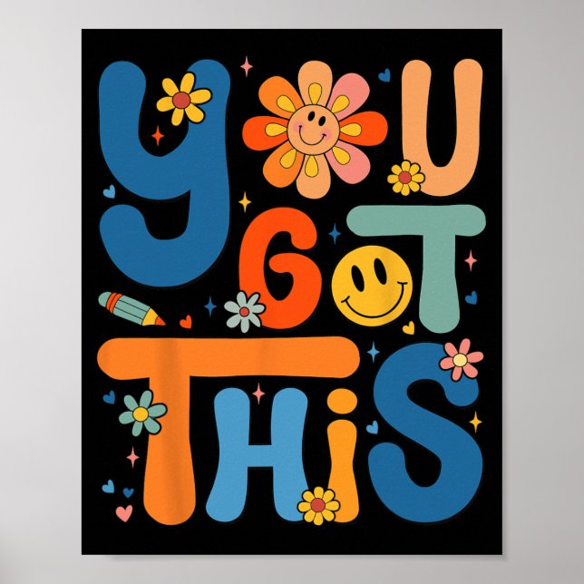 Póster Obtuvo Este Día De Prueba Maestra Motivadora Groov (Frente)