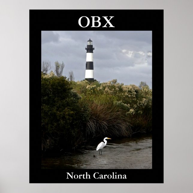 Póster OBX, Faro de Carolina del Norte (Frente)